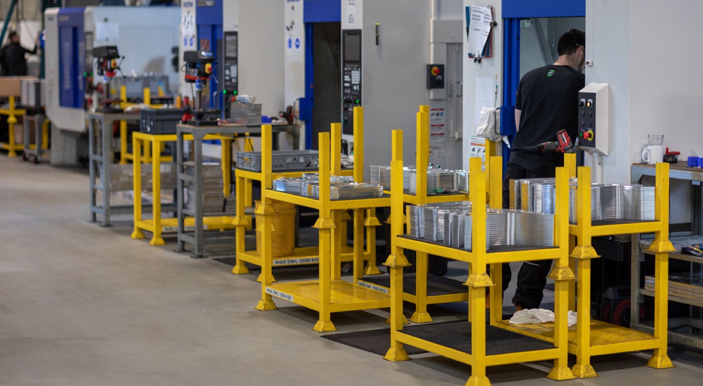 Evotech 英國自有工廠 CNC 加工產線