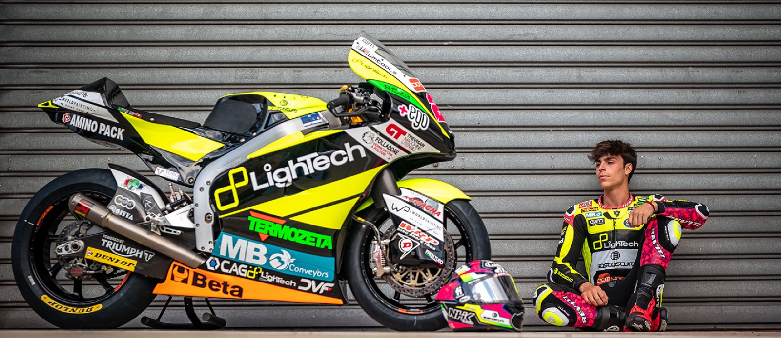 LighTech 贊助的 Moto2 賽車與車手